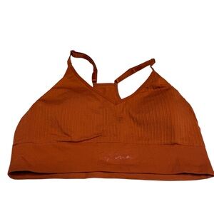 PINK Victoria's Secret Burnt Orange Sports Bra